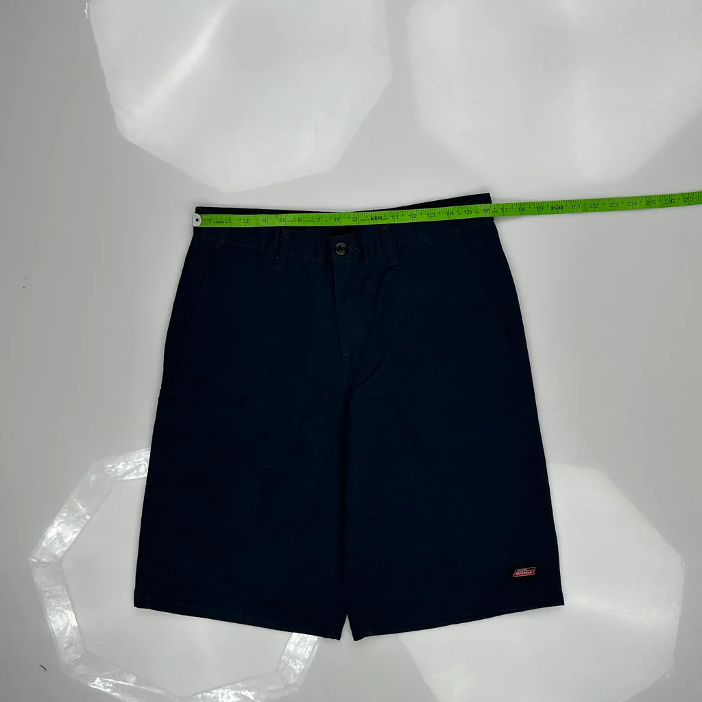 Dickies Shorts - 32W 13L Navy Polyester Blend - Image 3