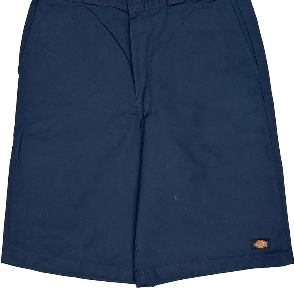 Dickies Baggy Shorts - 34W 12L Navy Polyester Blend - Image 11