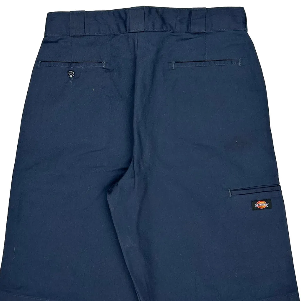 Dickies Baggy Shorts - 34W 12L Navy Polyester Blend - Image 8