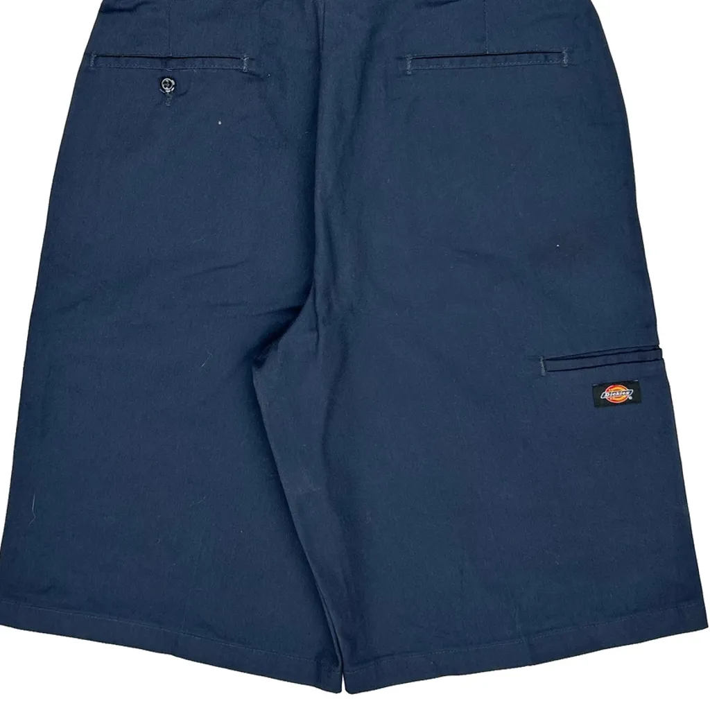Dickies Baggy Shorts - 34W 12L Navy Polyester Blend - Image 9