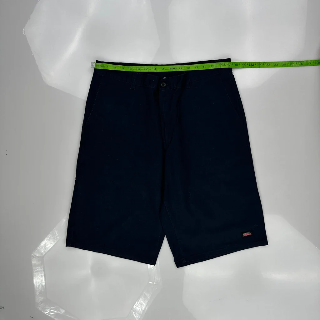 Dickies Shorts - 34W 11L Navy Polyester Blend - Image 3