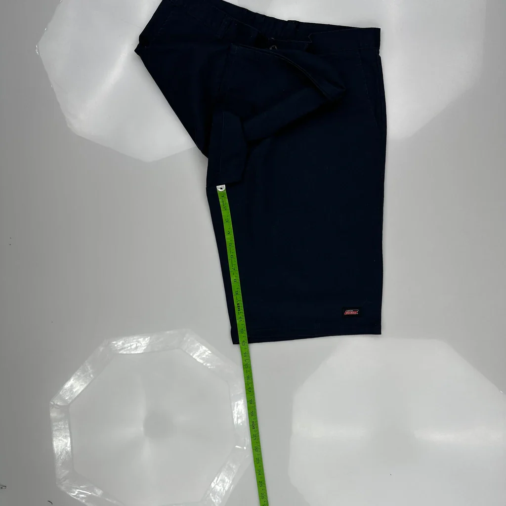 Dickies Shorts - 34W 11L Navy Polyester Blend - Image 5