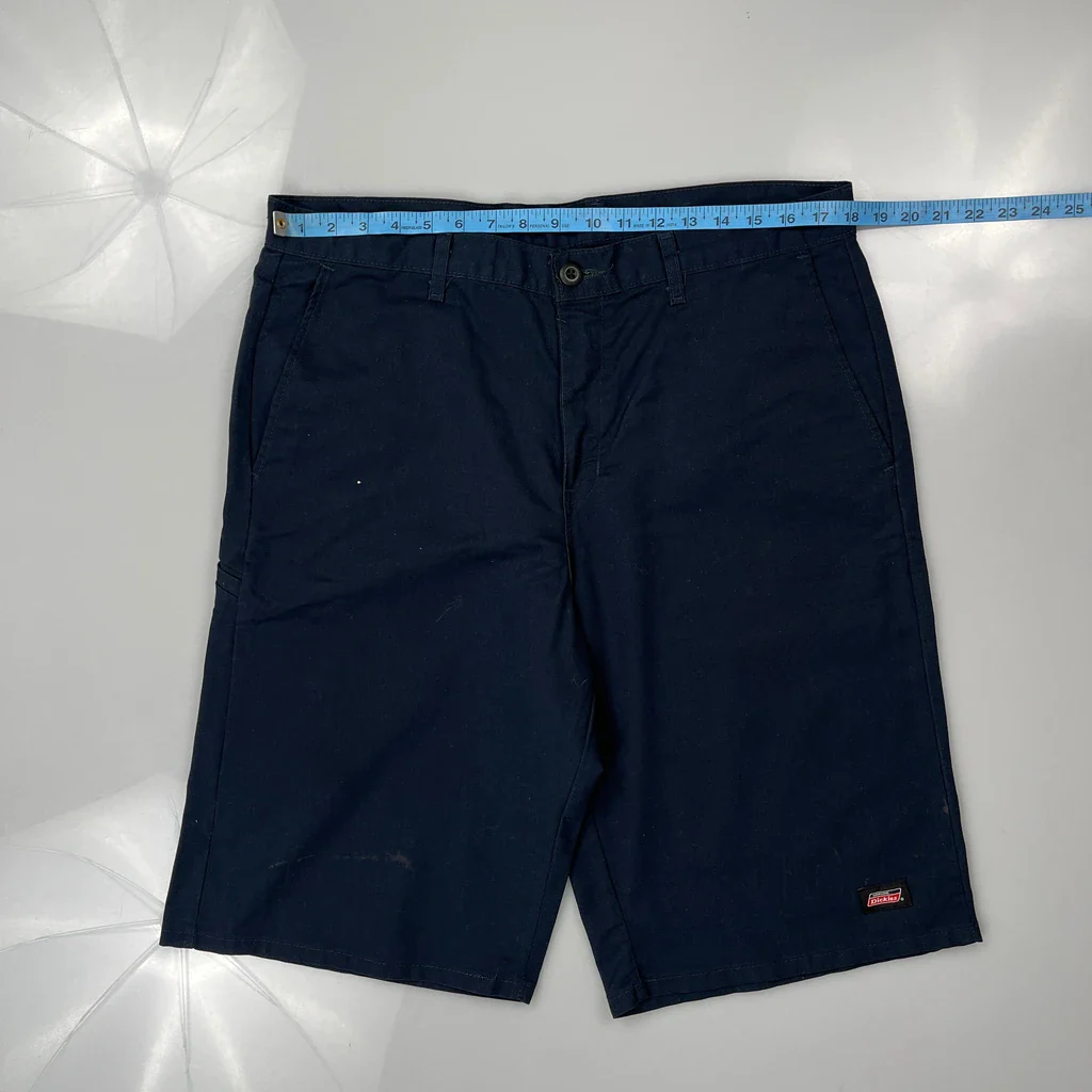 Dickies Shorts - 36W 13L Navy Cotton - Image 3