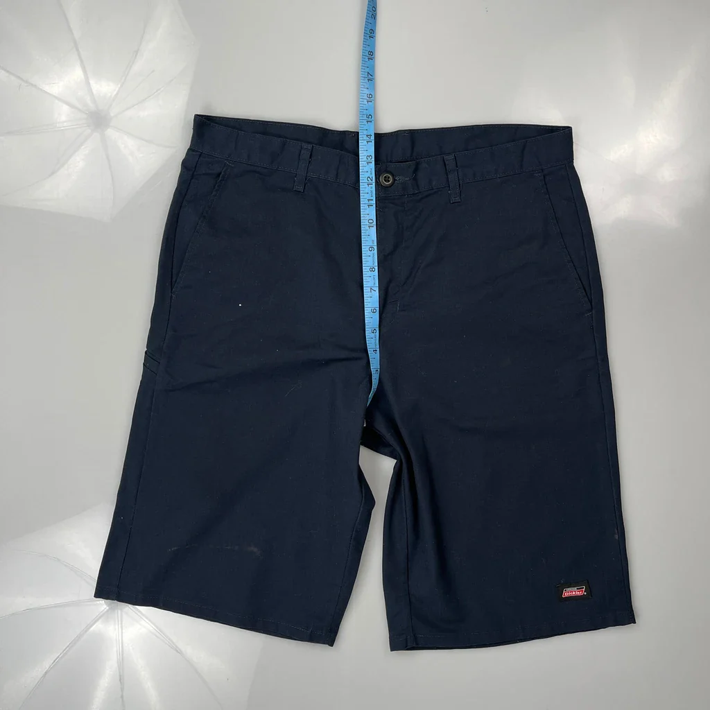 Dickies Shorts - 36W 13L Navy Cotton - Image 4