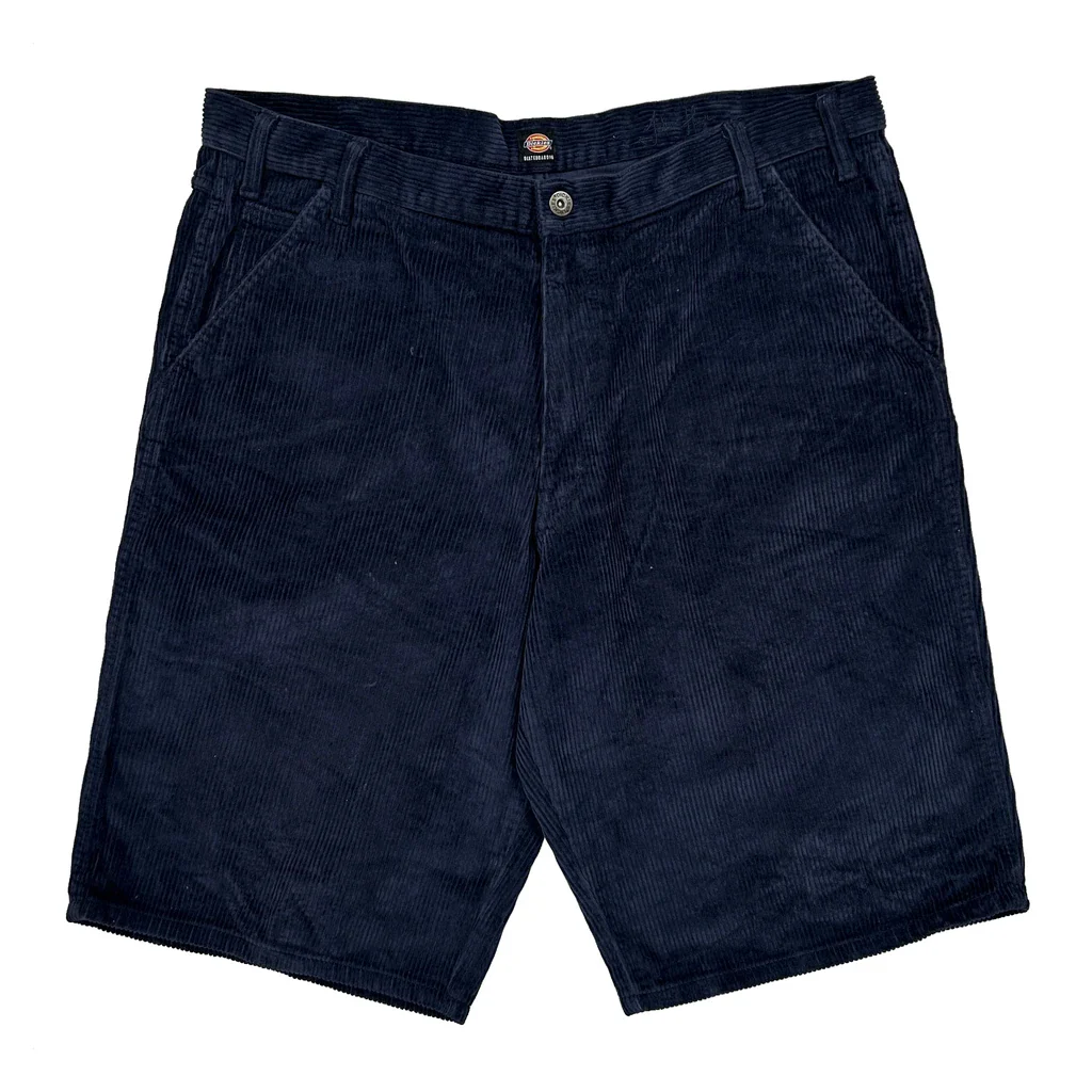 Dickies Baggy Shorts - 36W 11L Navy Cotton - Image 2