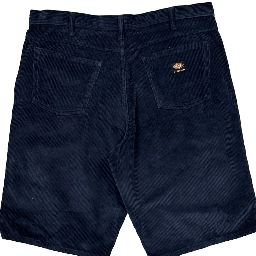 Dickies Baggy Shorts - 36W 11L Navy Cotton - Image 7