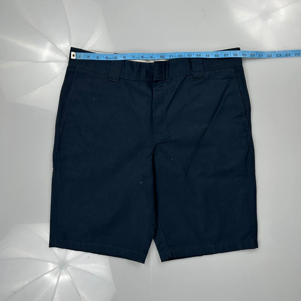 Dickies Shorts - 37W 10L Navy Cotton Blend - Image 3