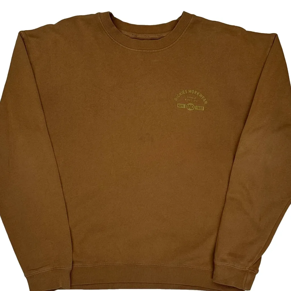 Dickies Sweatshirt - Small Brown Cotton - Image 4