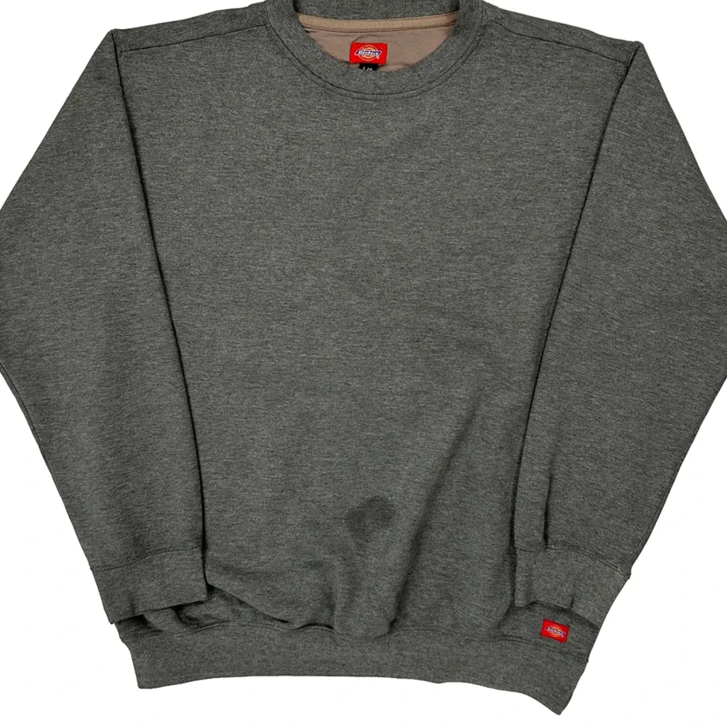 Dickies Sweatshirt - Large Grey Cotton Blend - Image 4
