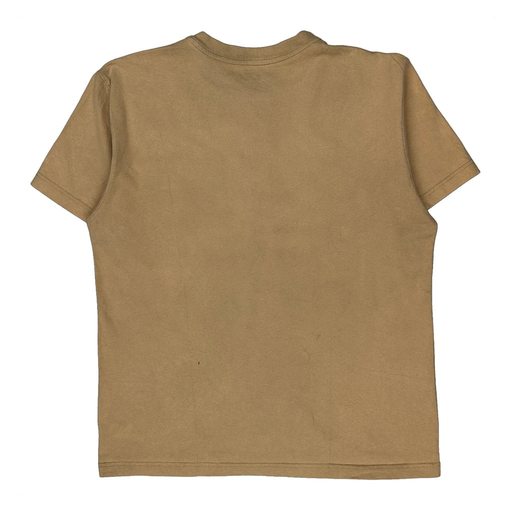 Dickies T-Shirt - Large Beige Cotton - Image 2