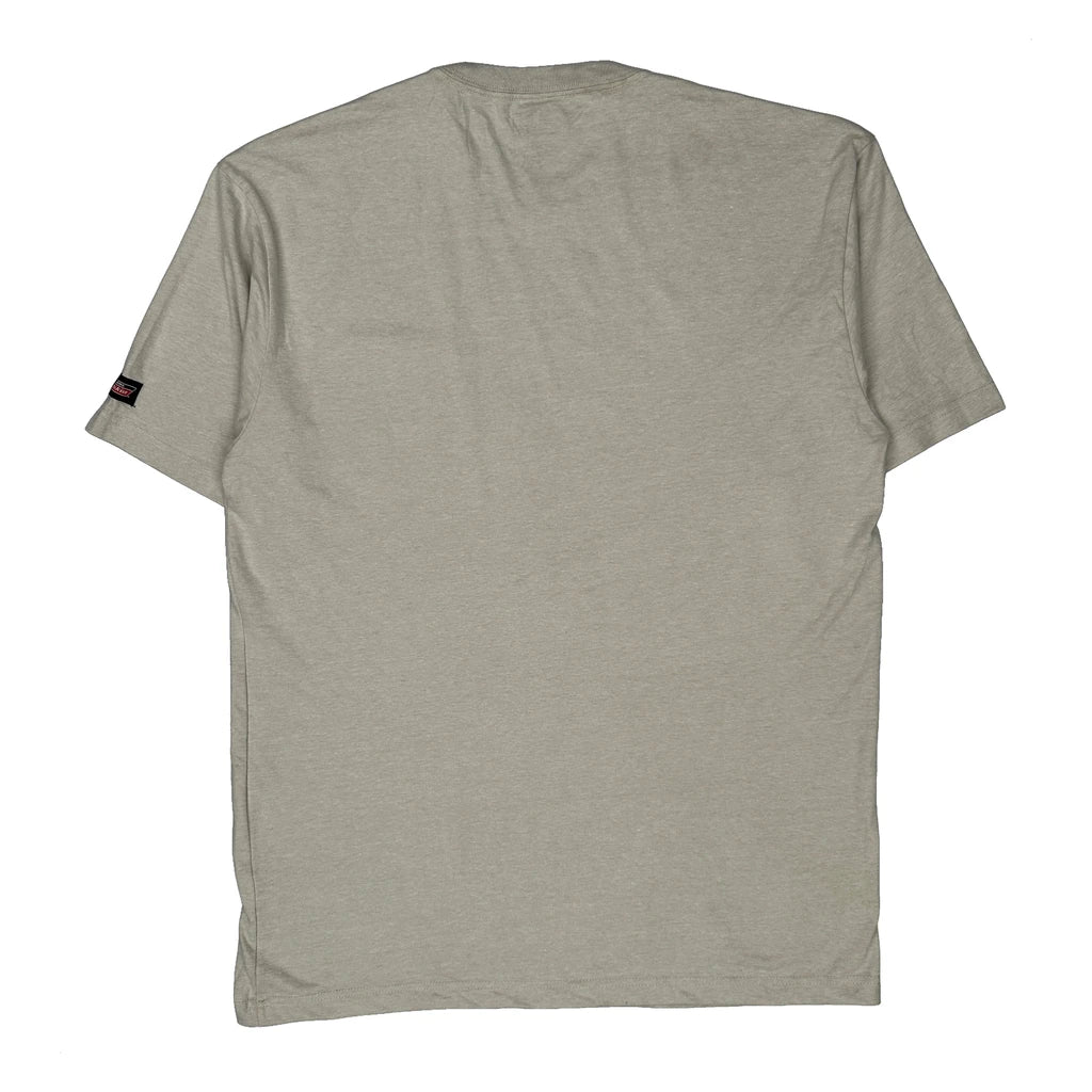Dickies Tall T-Shirt - XL Beige Cotton Blend - Image 2