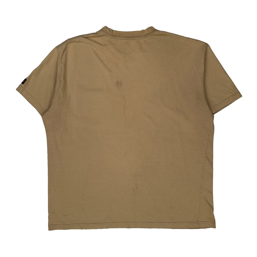 Dickies T-Shirt - XL Beige Cotton - Image 2
