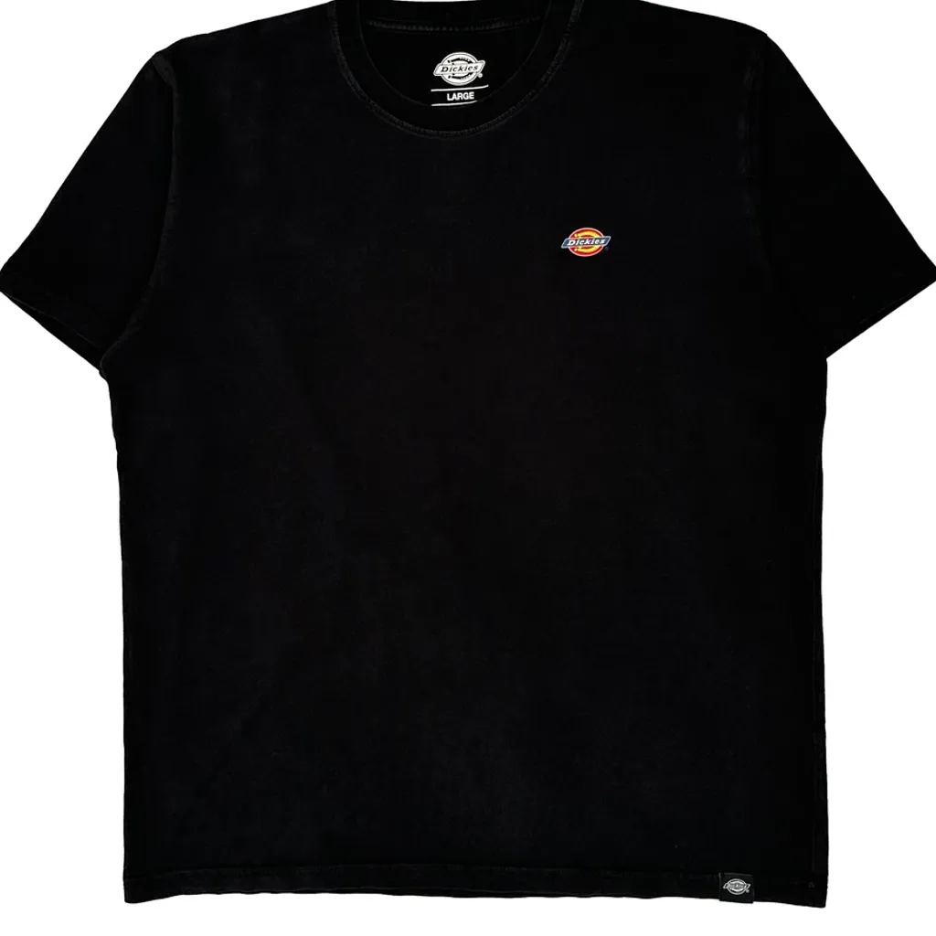 Dickies T-Shirt - Large Black Cotton - Image 4