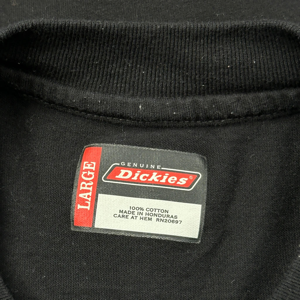 Dickies T-Shirt - Large Black Cotton - Image 3