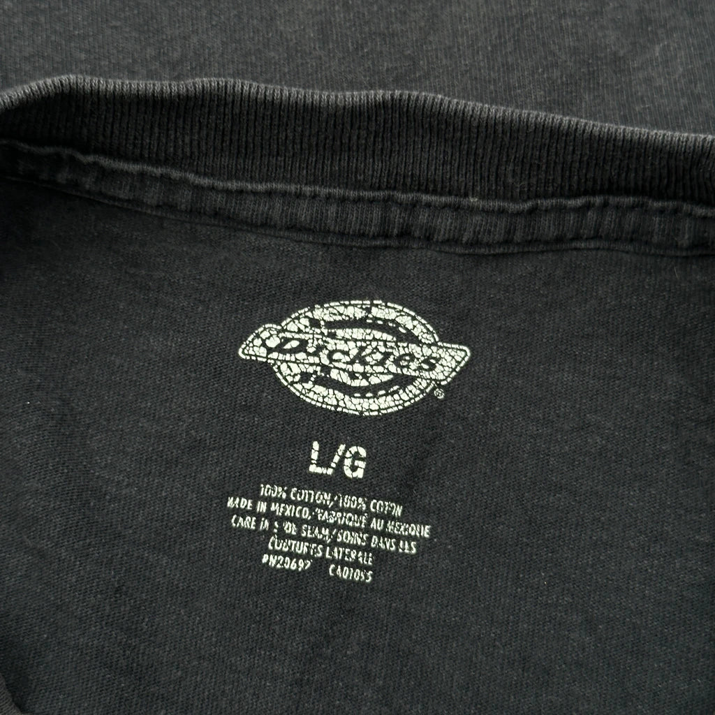 Dickies T-Shirt - Large Black Cotton - Image 3