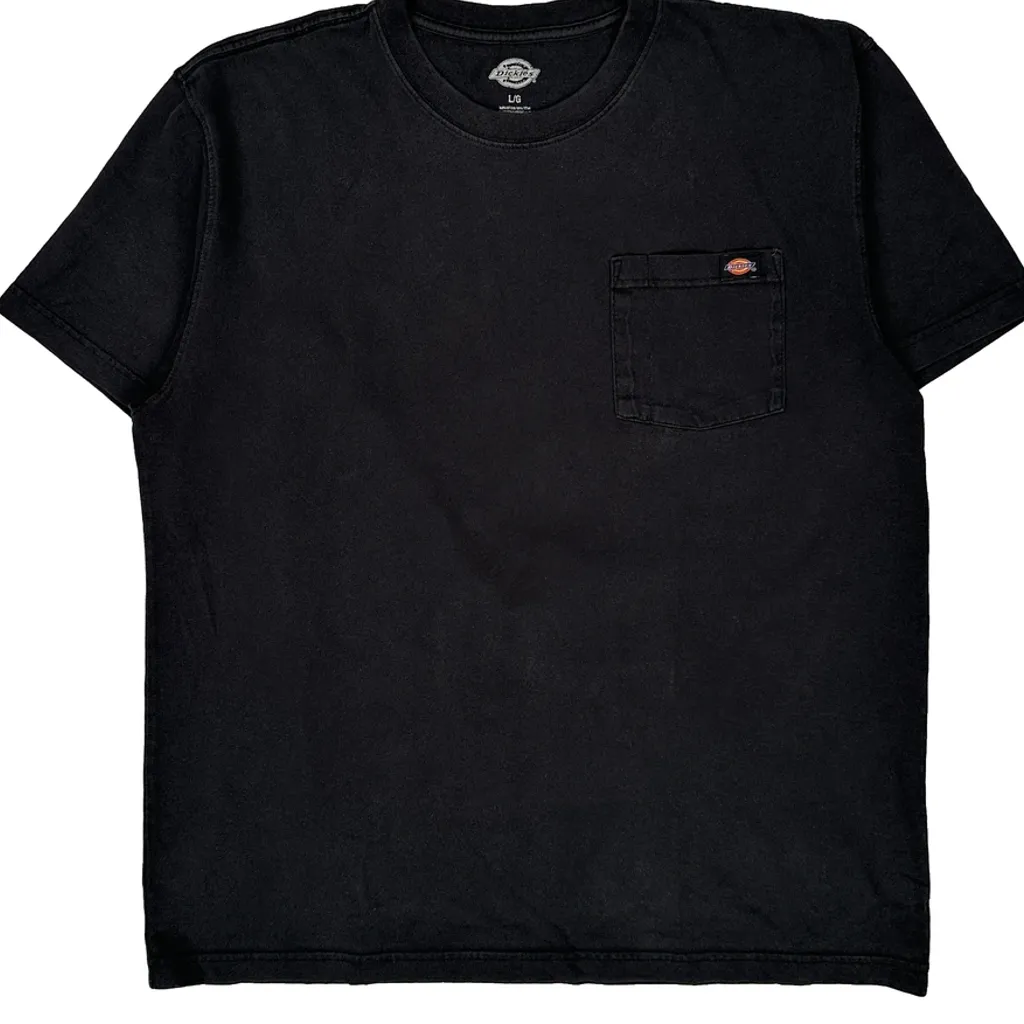 Dickies T-Shirt - Large Black Cotton - Image 4