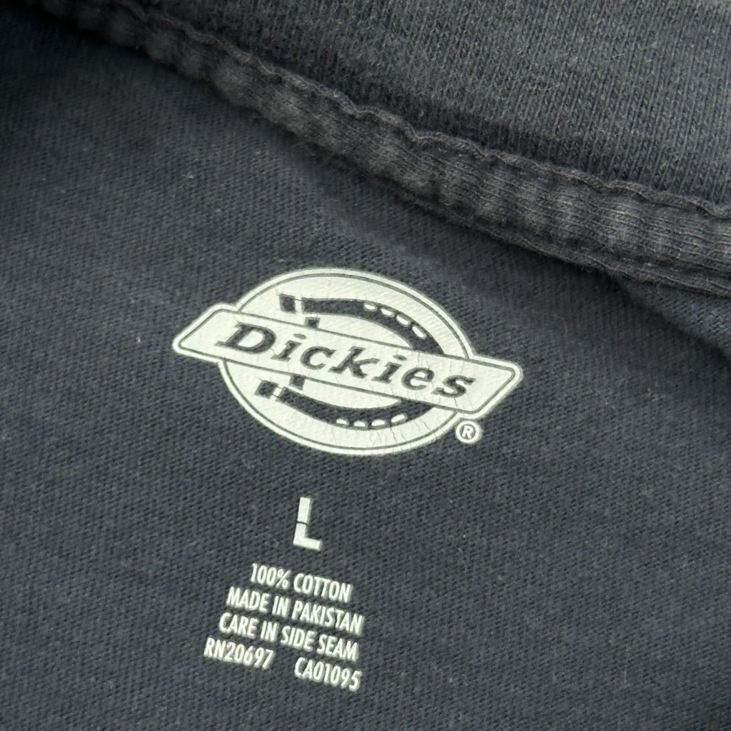 Dickies T-Shirt - Large Black Cotton - Image 3