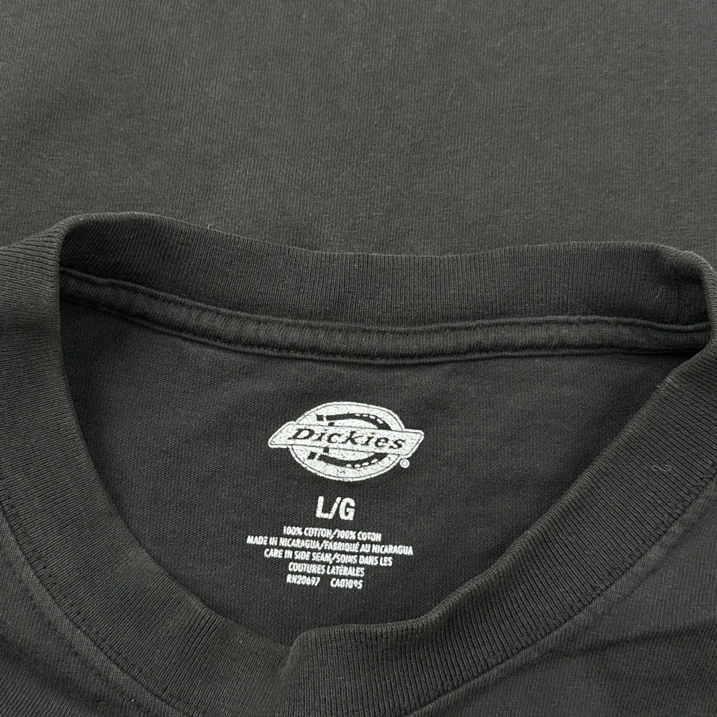 Dickies T-Shirt - Large Black Cotton - Image 3