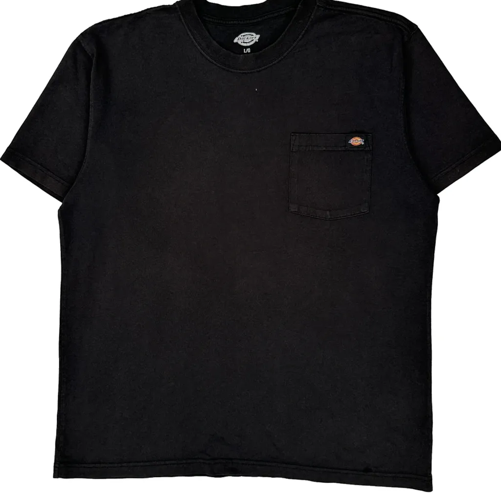 Dickies T-Shirt - Large Black Cotton - Image 4