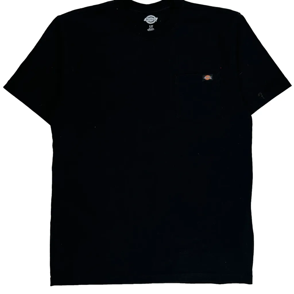 Dickies Tall T-Shirt - Large Black Cotton - Image 4