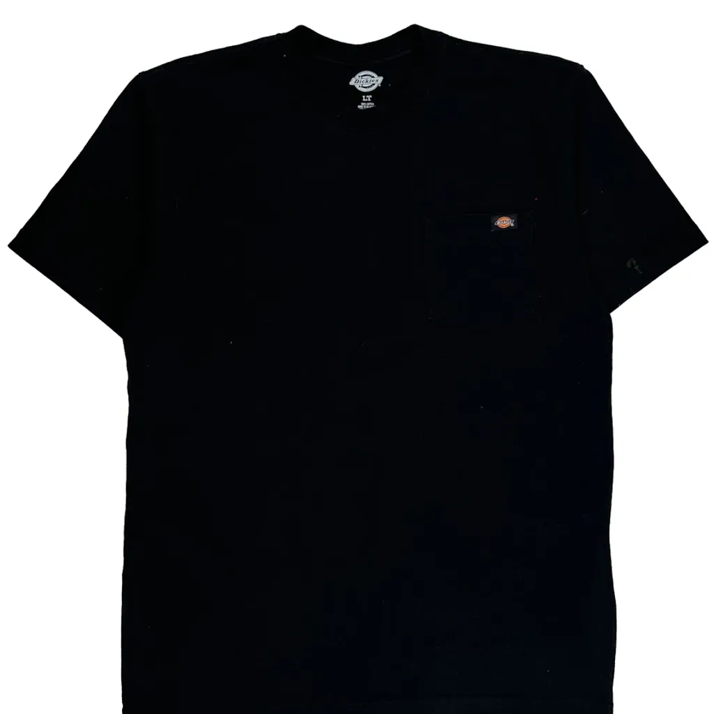 Dickies Tall T-Shirt - Large Black Cotton - Image 5