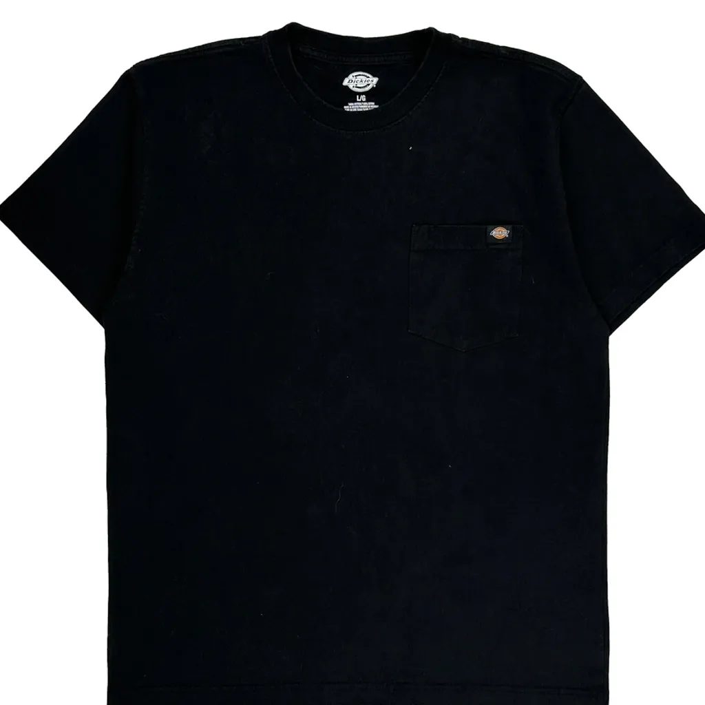 Dickies T-Shirt - Large Black Cotton - Image 5