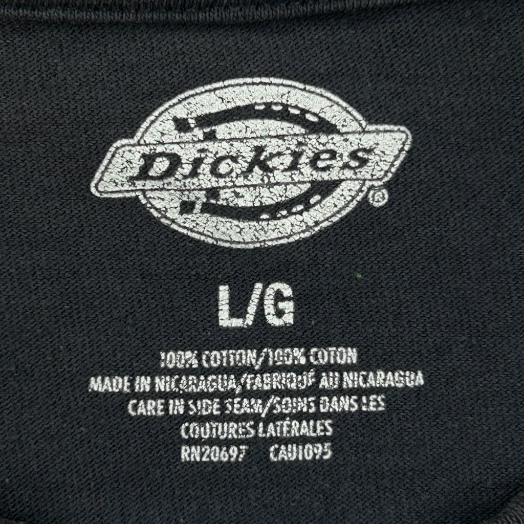 Dickies T-Shirt - Large Black Cotton - Image 3