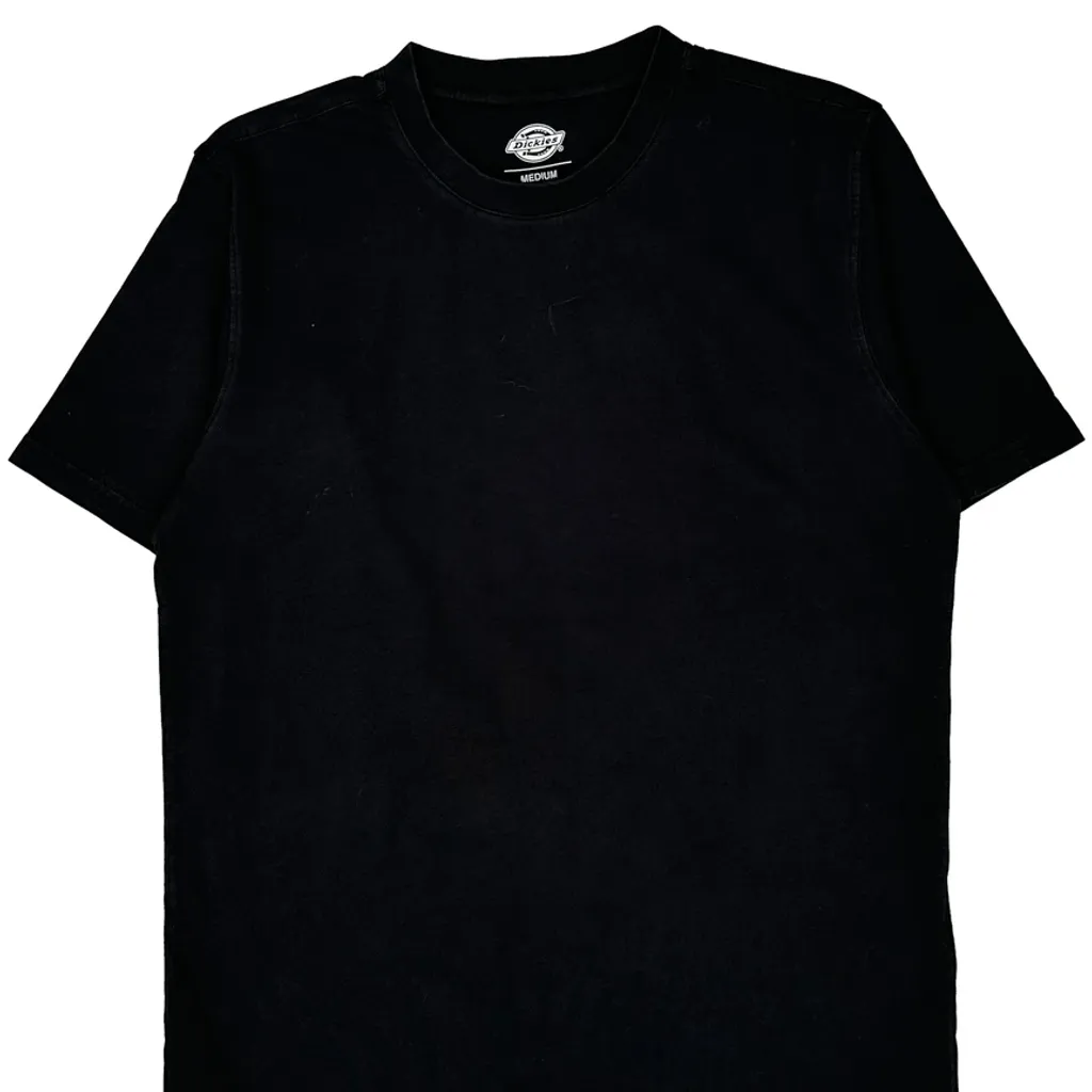 Dickies T-Shirt - Medium Black Cotton - Image 4