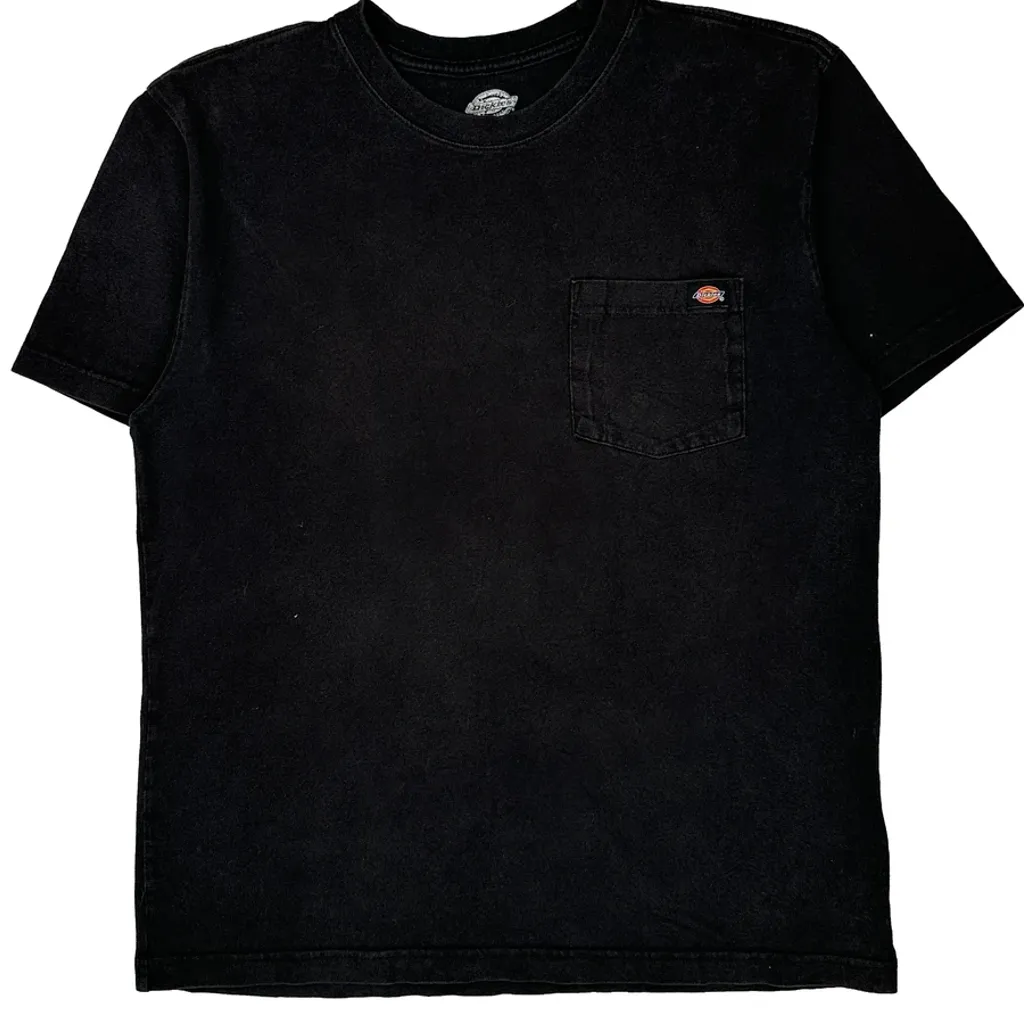 Dickies T-Shirt - Medium Black Cotton - Image 4