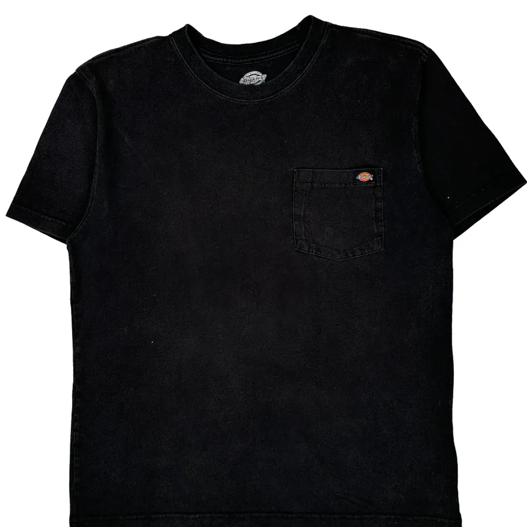 Dickies T-Shirt - Medium Black Cotton - Image 5