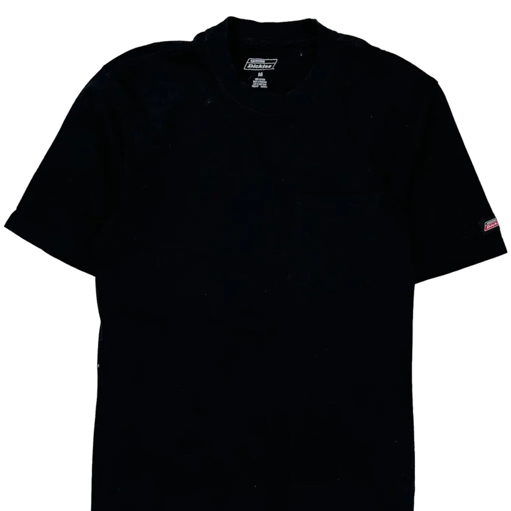 Dickies T-Shirt - Medium Black Cotton - Image 4