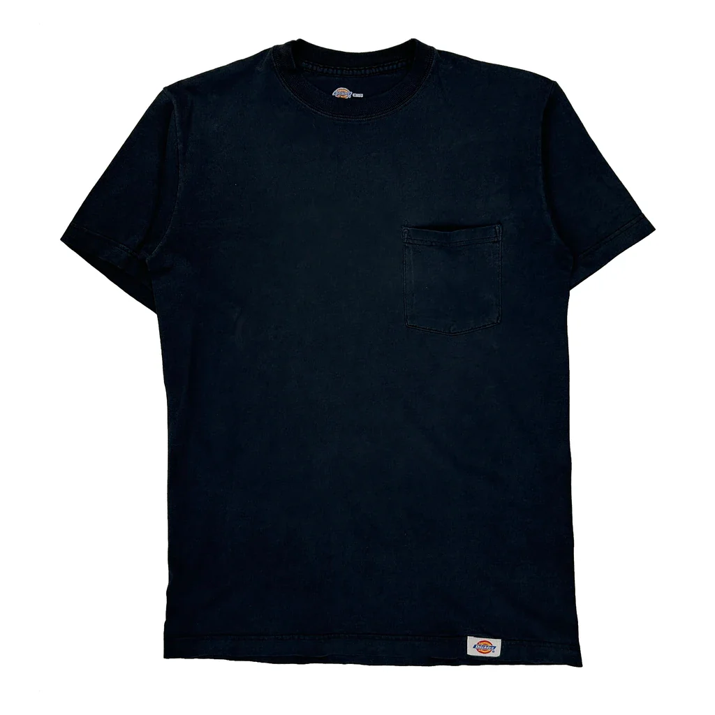 Dickies T-Shirt - Medium Black Cotton