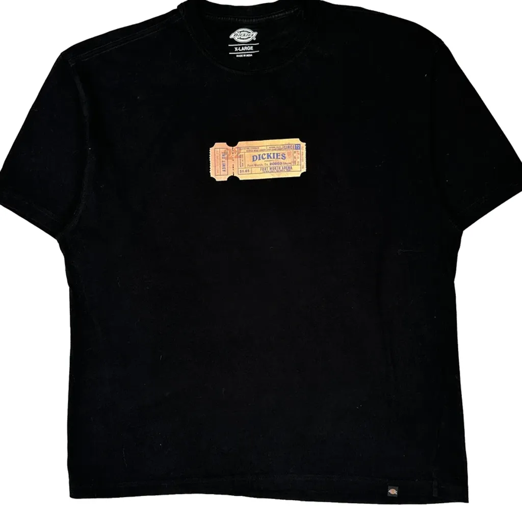 Dickies T-Shirt - XL Black Cotton - Image 5