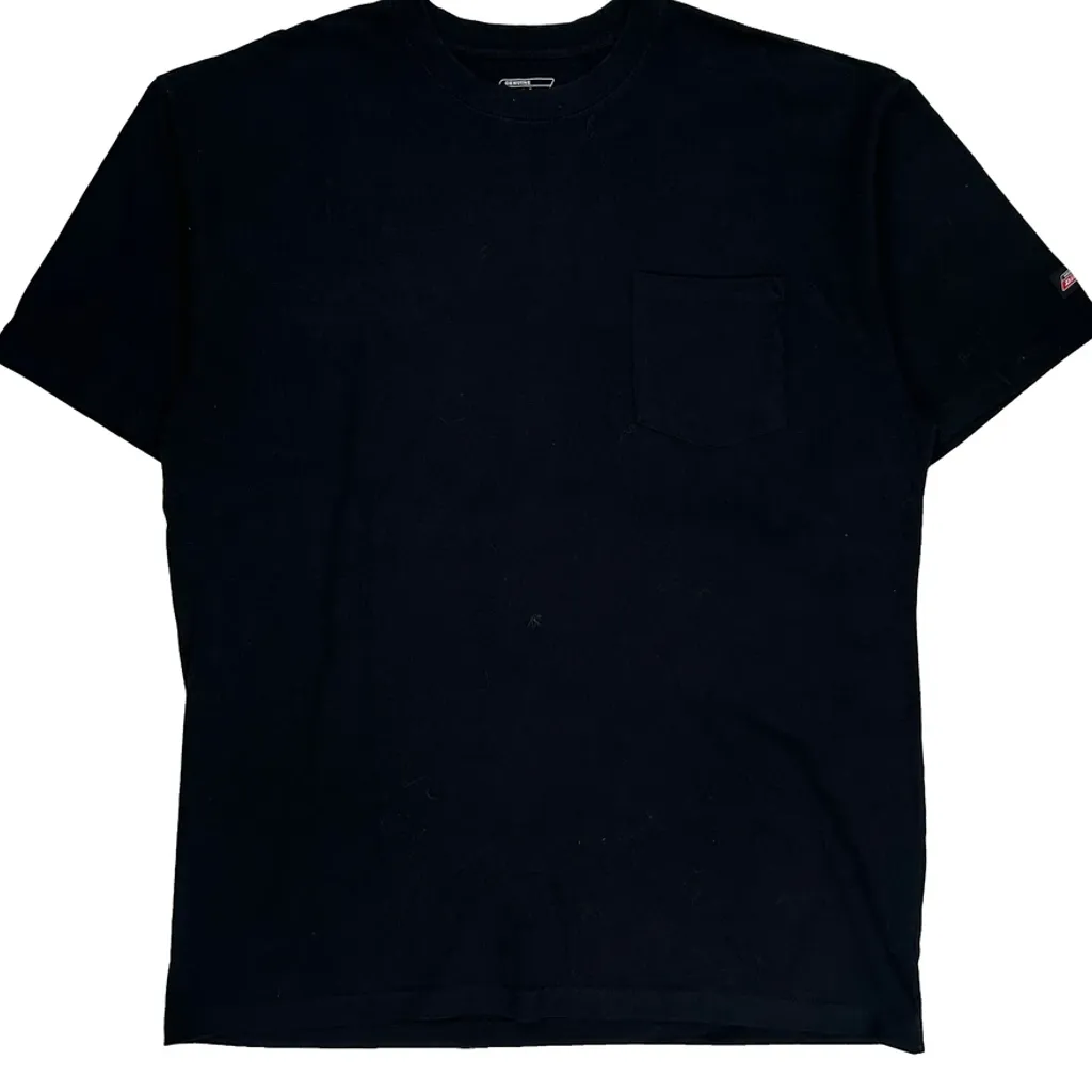 Dickies Tall T-Shirt - XL Black Cotton - Image 5