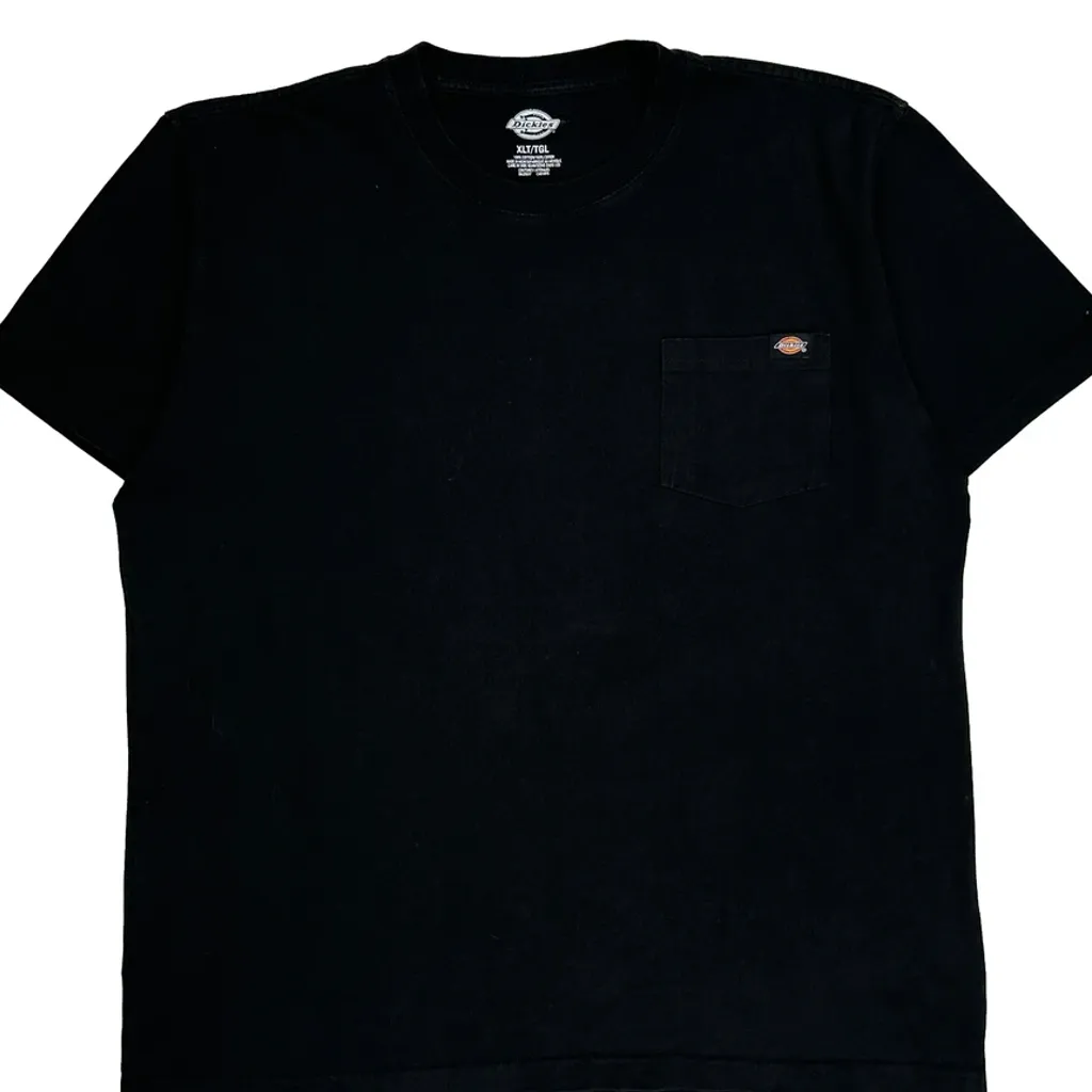 Dickies Tall T-Shirt - XL Black Cotton - Image 4