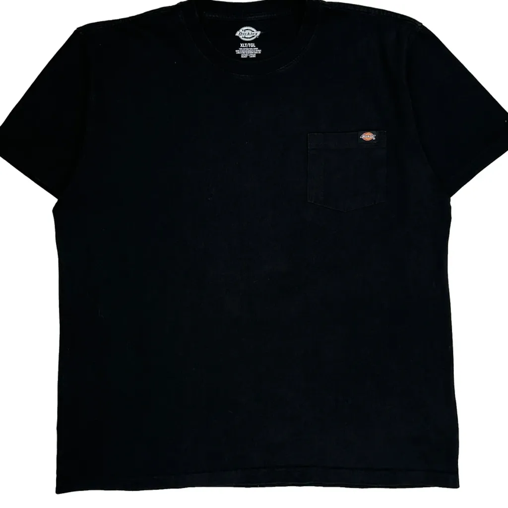 Dickies Tall T-Shirt - XL Black Cotton - Image 5
