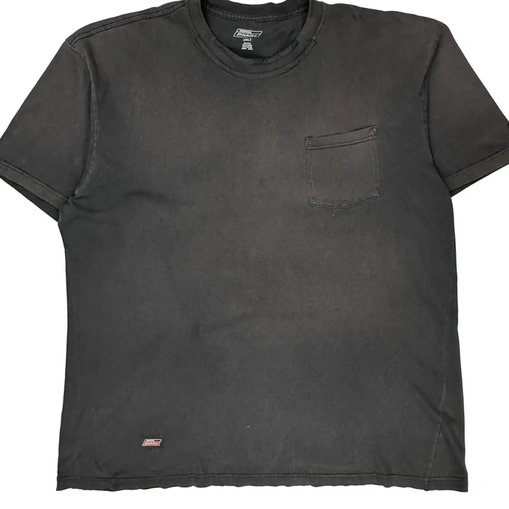 Dickies Tall T-Shirt - 2XL Black Cotton - Image 4