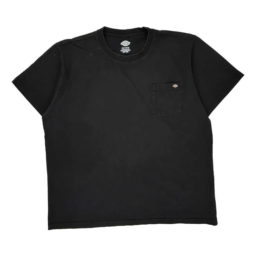 Dickies Tall T-Shirt - 2XL Black Cotton