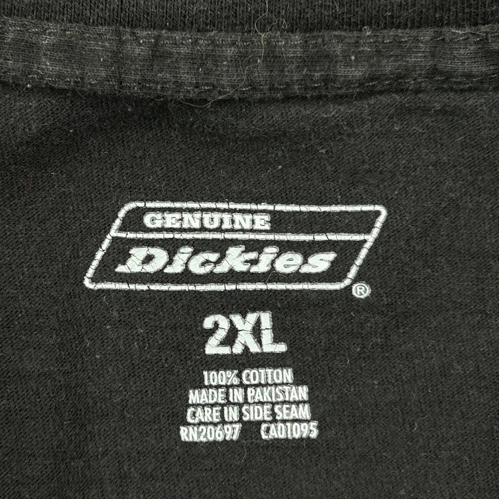 Dickies T-Shirt - 2XL Black Cotton - Image 3