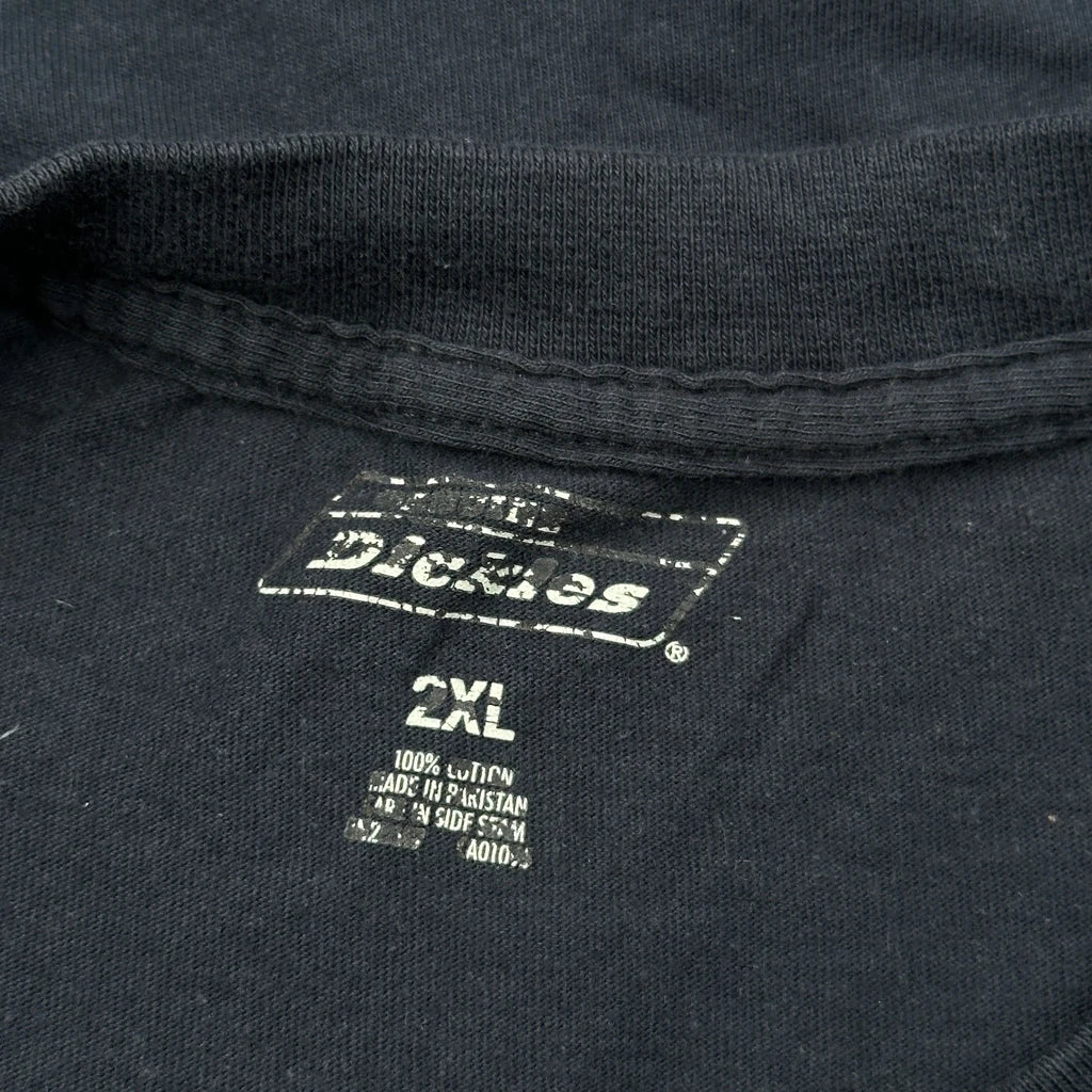 Dickies T-Shirt - 2XL Blue Cotton - Image 3