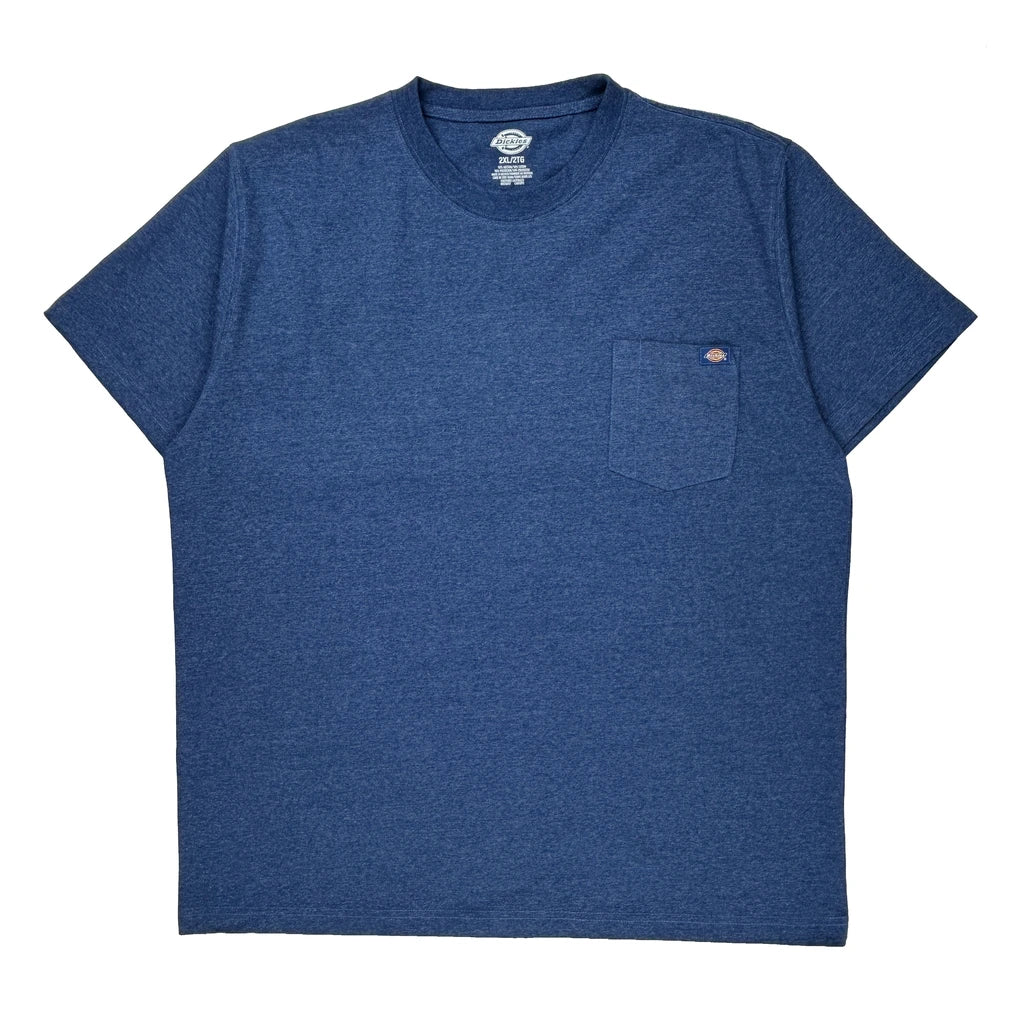 Dickies T-Shirt - 2XL Blue Cotton Blend