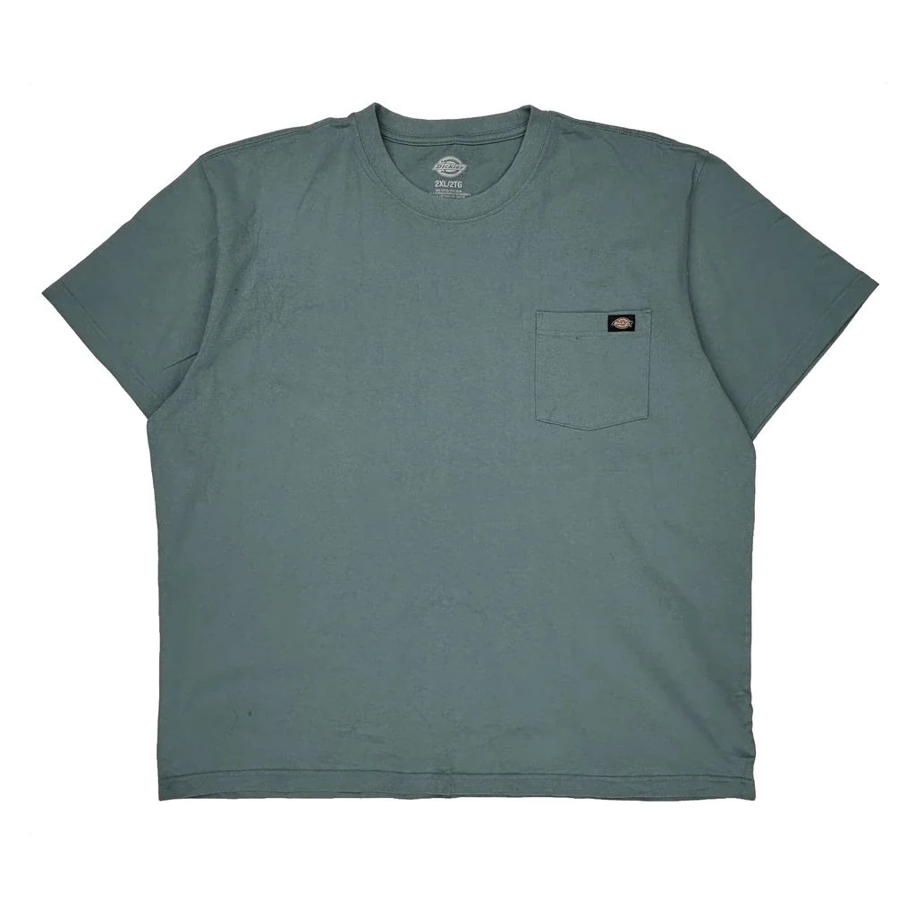 Dickies T-Shirt - 2XL Blue Cotton