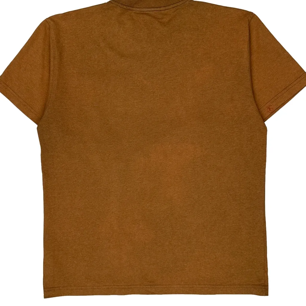 Dickies T-Shirt - Large Brown Cotton Blend - Image 7