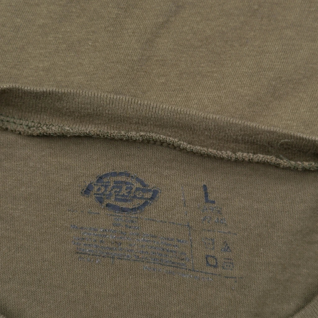 Dickies T-Shirt - Large Brown Cotton - Image 3