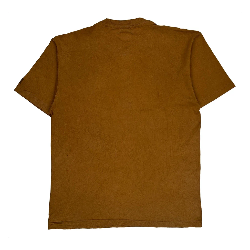 Dickies T-Shirt - Large Brown Cotton - Image 2