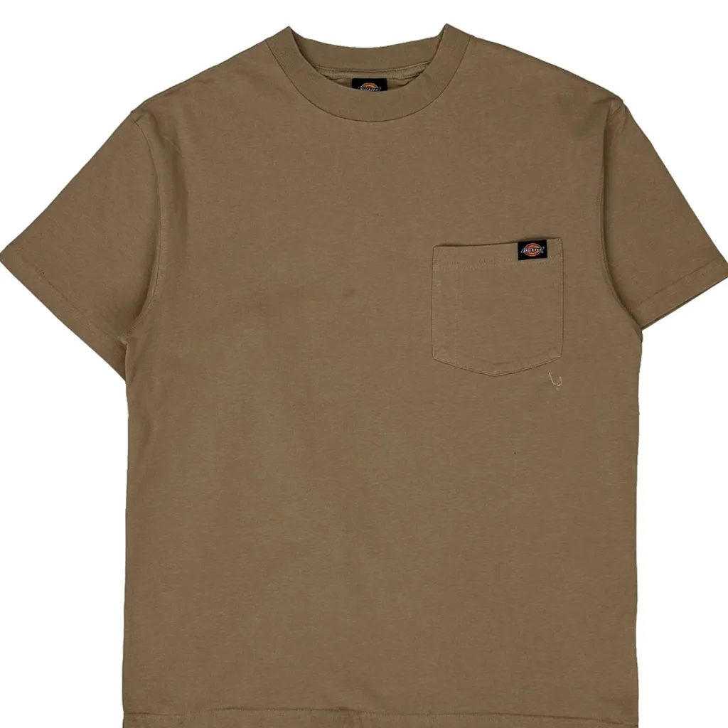 Dickies T-Shirt - Small Brown Cotton - Image 4