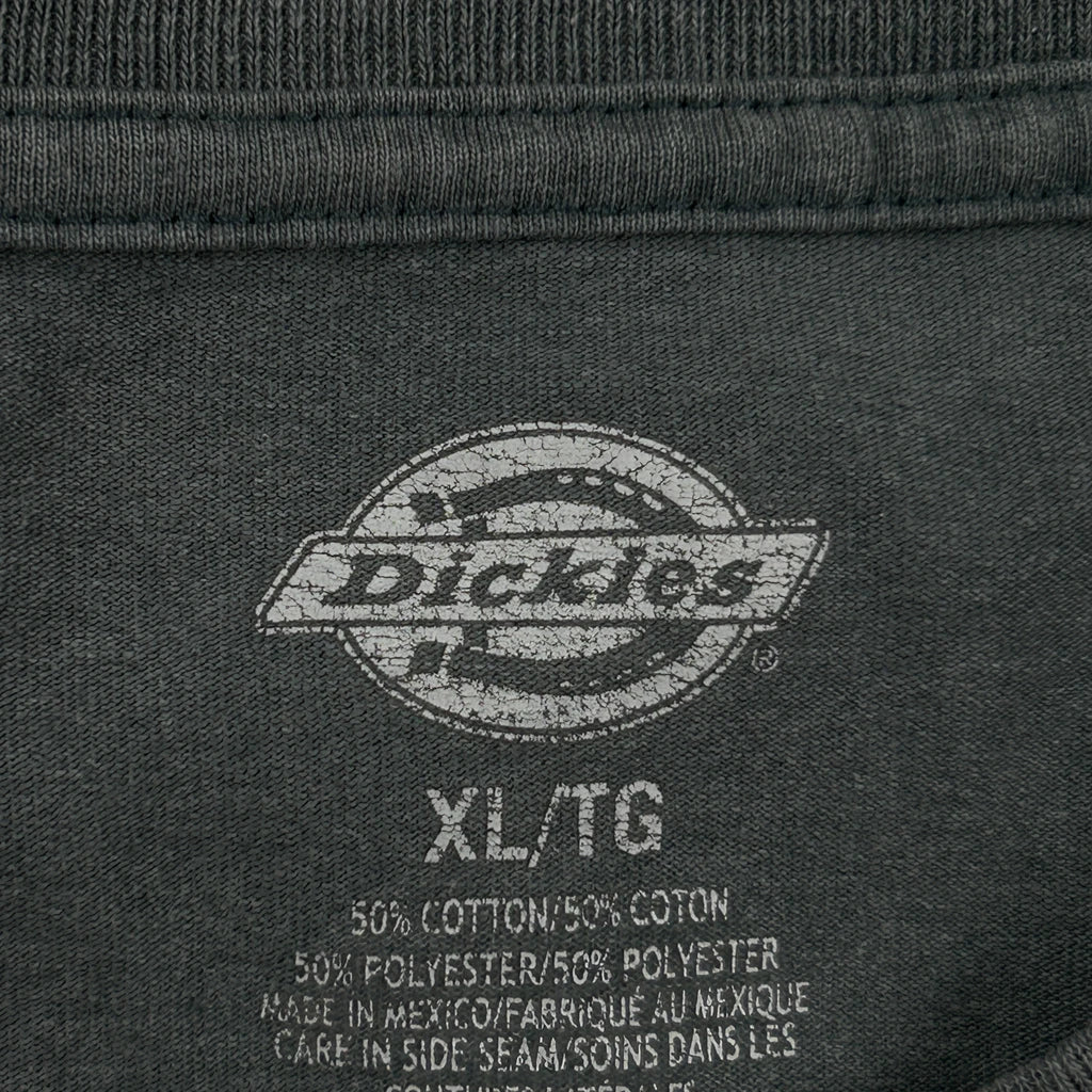 Dickies T-Shirt - XL Gray Cotton Blend - Image 3