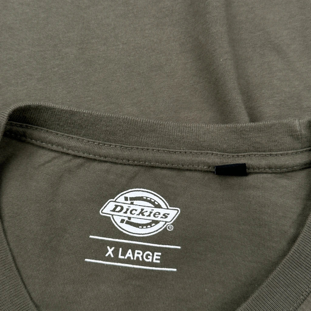 Dickies T-Shirt - XL Green Cotton - Image 3
