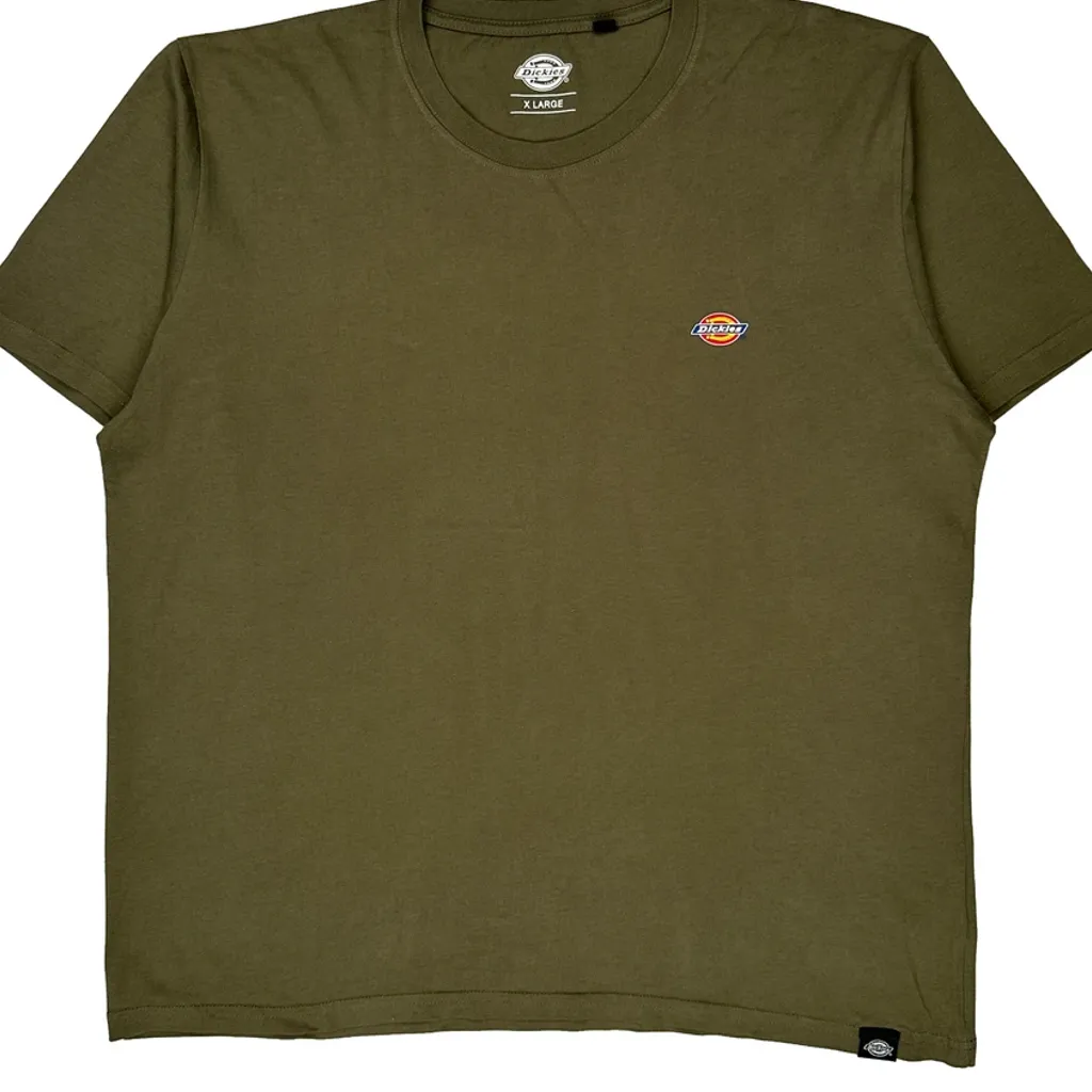 Dickies T-Shirt - XL Green Cotton - Image 5