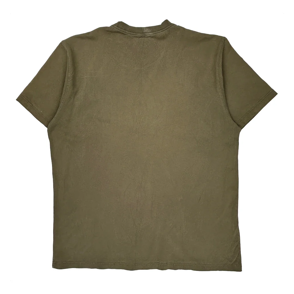 Dickies T-Shirt - XL Green Cotton - Image 2